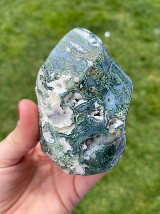 Moss Agate Flame