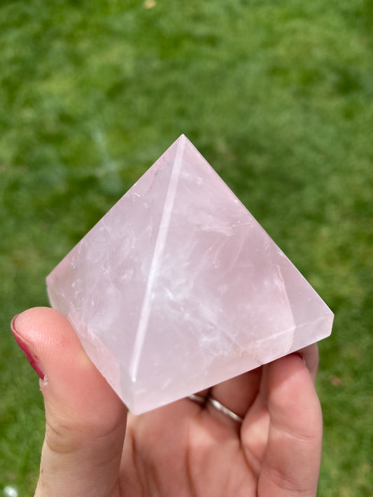 Rose Quartz Pyramids