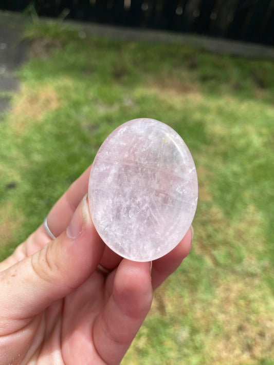 Rose Quartz Worry Stone