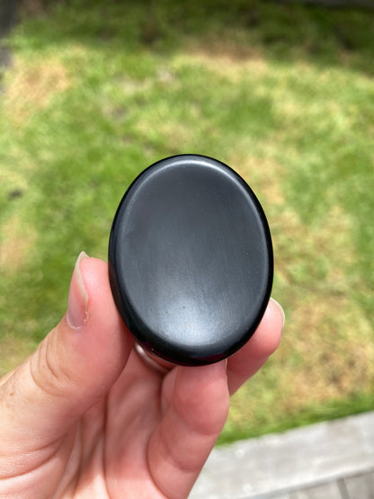 Obsidian Worry Stone