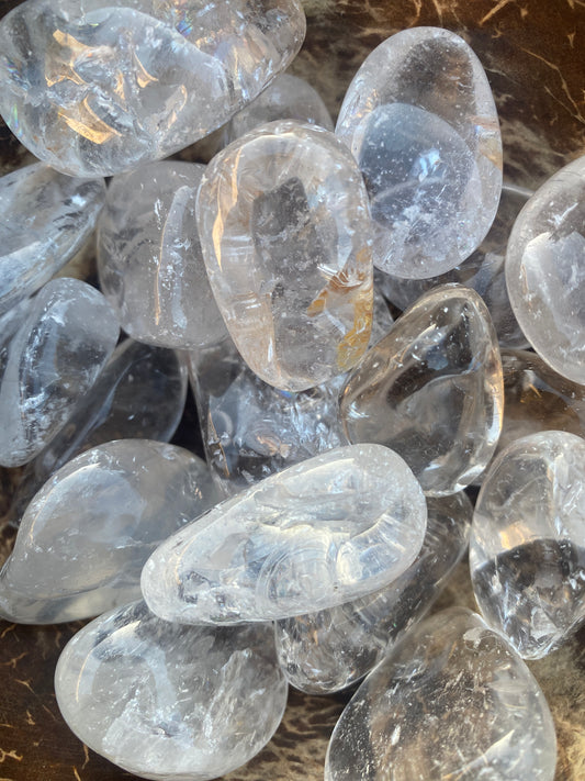 Clear Quartz Tumbles