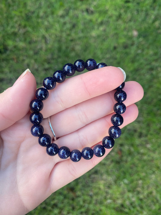 Blue Sandstone Bracelet