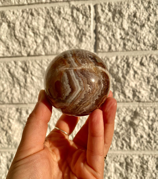 Crazy Lace Agate Sphere