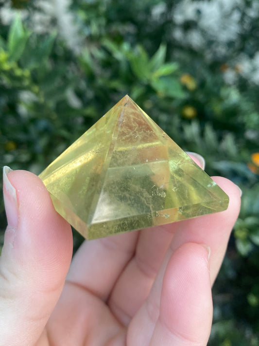 Citrine Pyramids