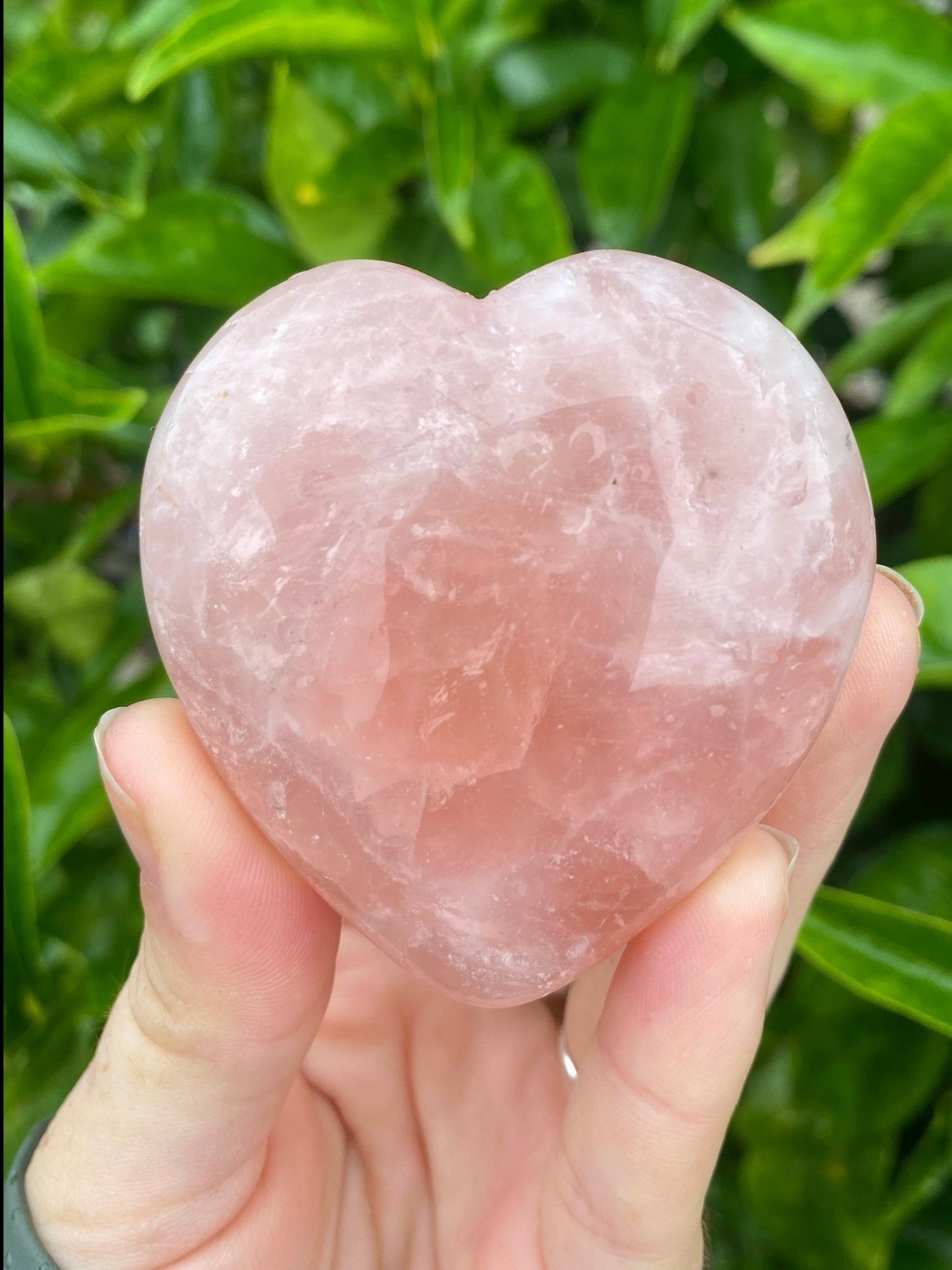 Rose Quartz Heart