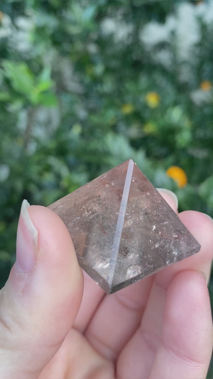 Smoky Quartz Pyramids