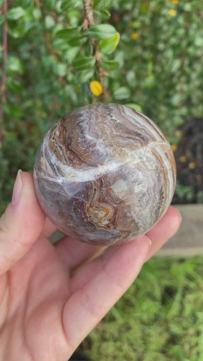 Crazy Lace Agate Sphere