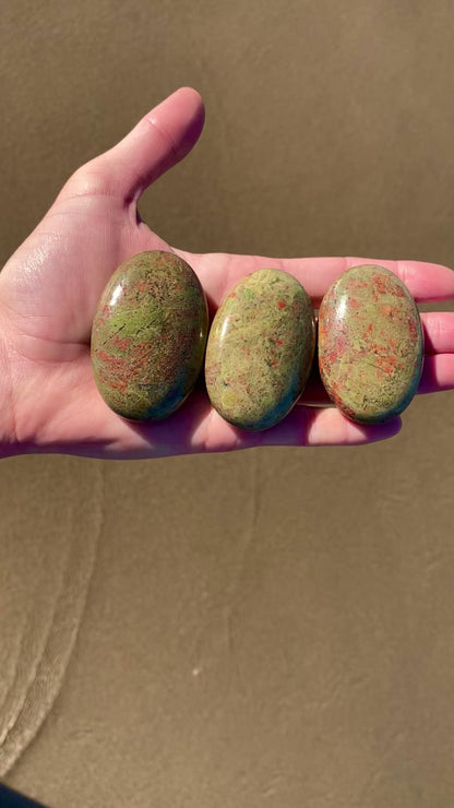 Unakite Palmstone